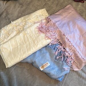 Set of 3 Pashmina scarves